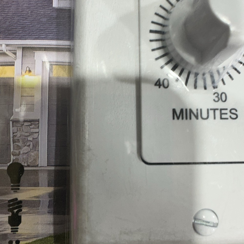 Tork In-Wall Springwound Interval Timer Switch RFF60M Indoor White Faceplate {7}
