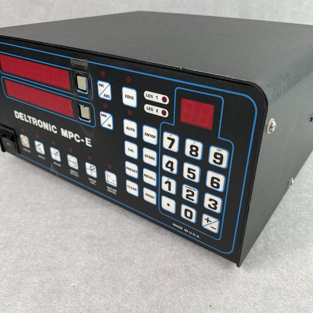 Deltronic MPC-E DRO Edge Sensing Digital Readout For Optical Comparator