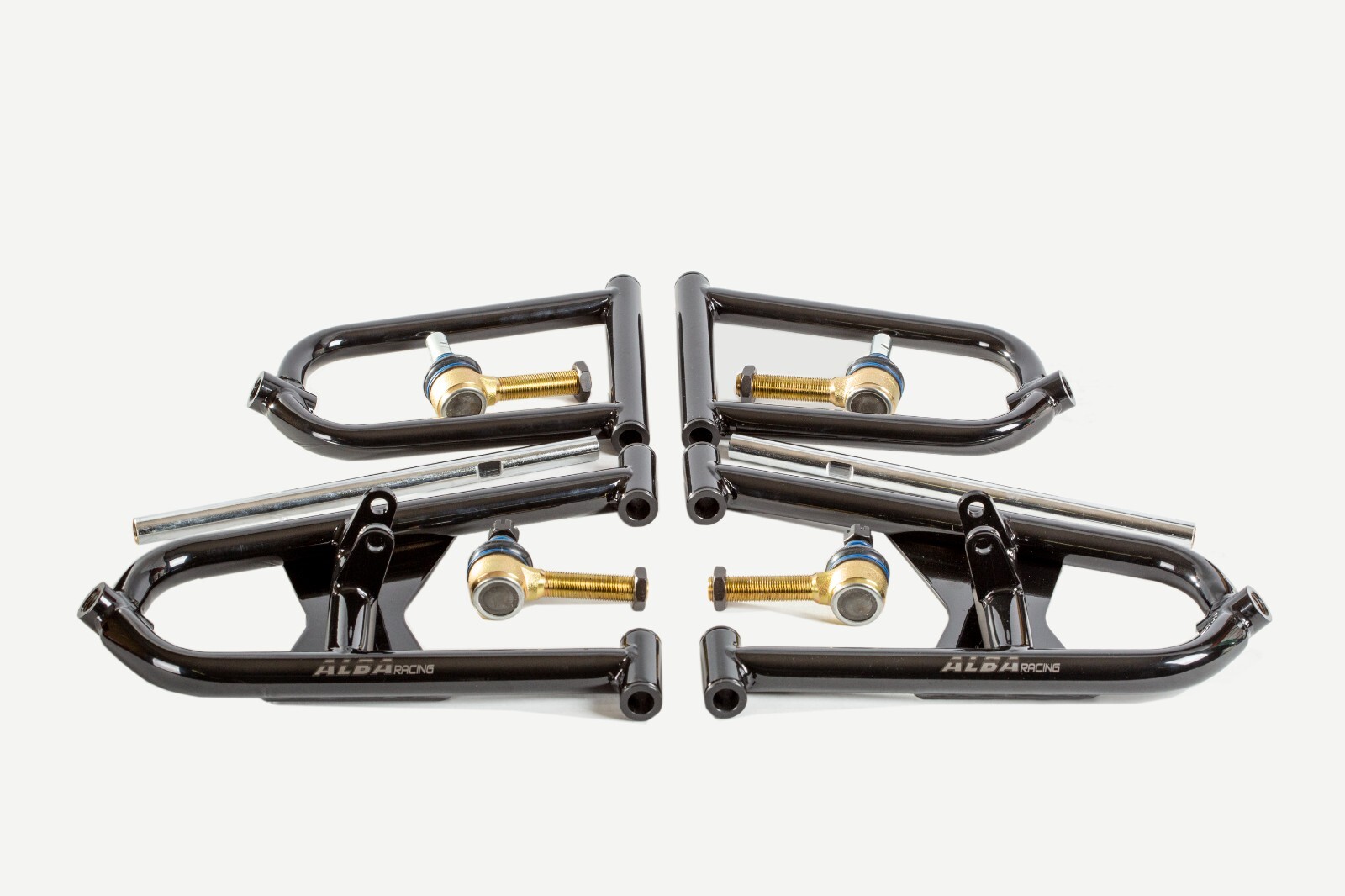 Yamaha Blaster 200 YFS200 A Arms +3 Chromoly Alba Racing Black  212-MAA3-b