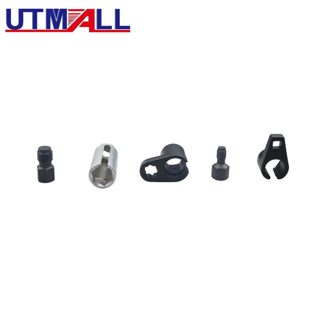 5Pc Auto Oxygen Sensor Thread Chaser Socket Vacuum Tool Remover Installer Set