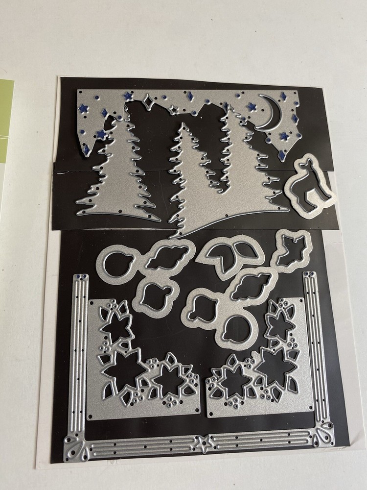 Stampin Up Card Front Builder Thinlits Metal Cutting Dies 144674 Die Set Only