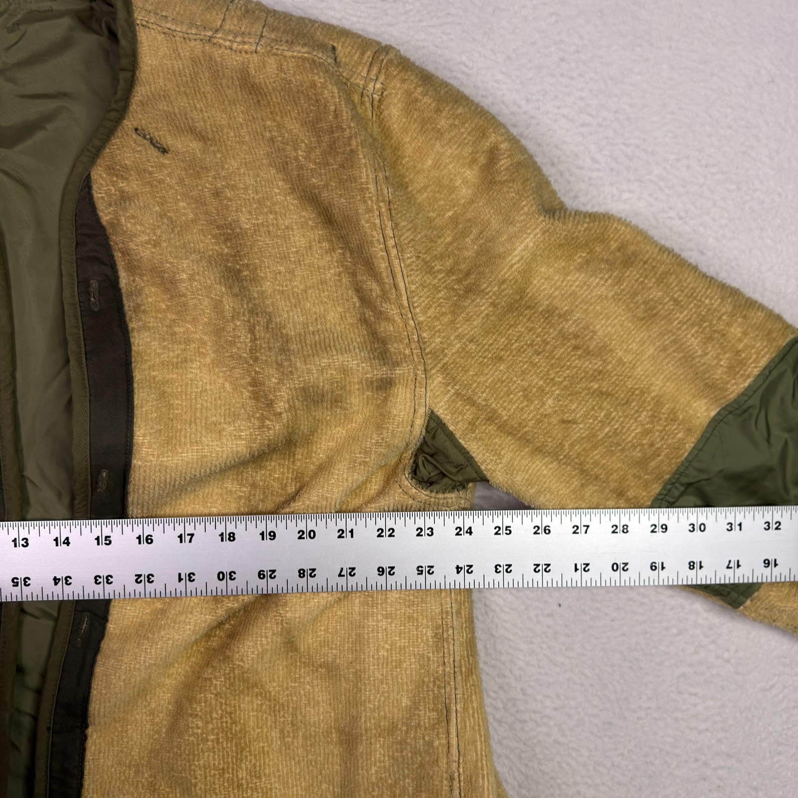 VTG 1950s US Army M1951 M51 Field Jacket LINER Large 1953 100% Wool Reversible