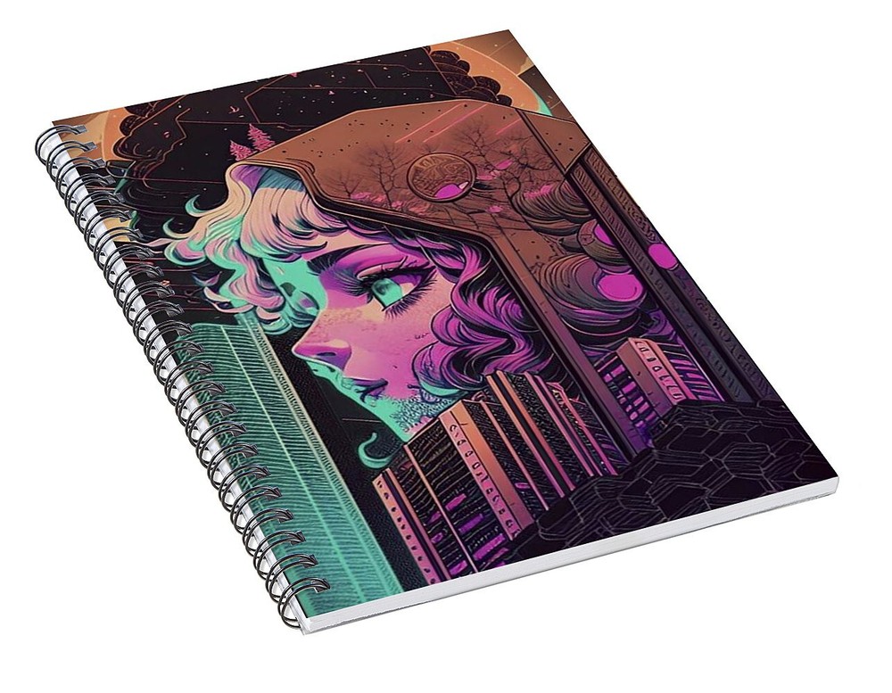 Fraction 3 Spiral Notebook Blank Notebook Lined Journal 8 x 6 Notebook
