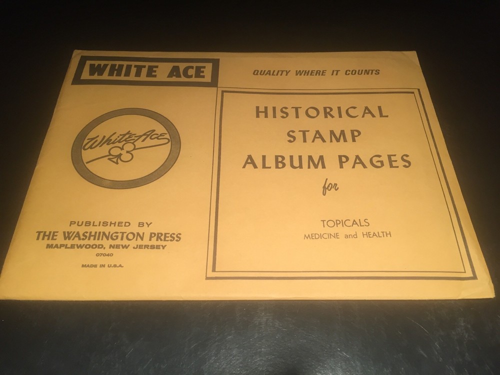 New White Ace Pages Topicals Medicine and Health- Lot of 12 Blank Pages