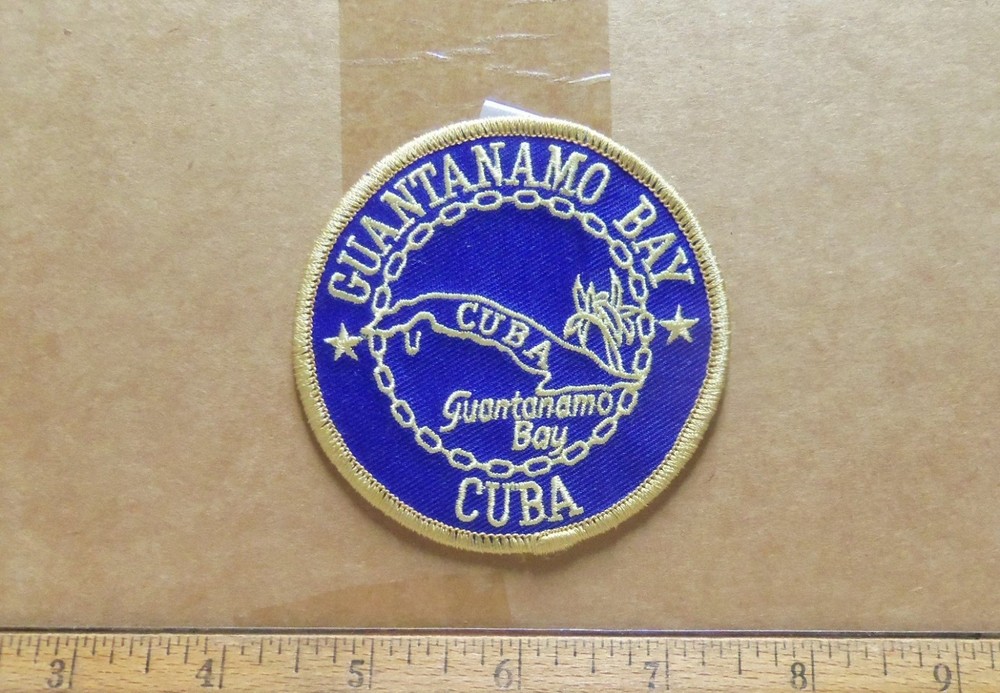 Guantanamo Bay Cuba Embroidered Patch