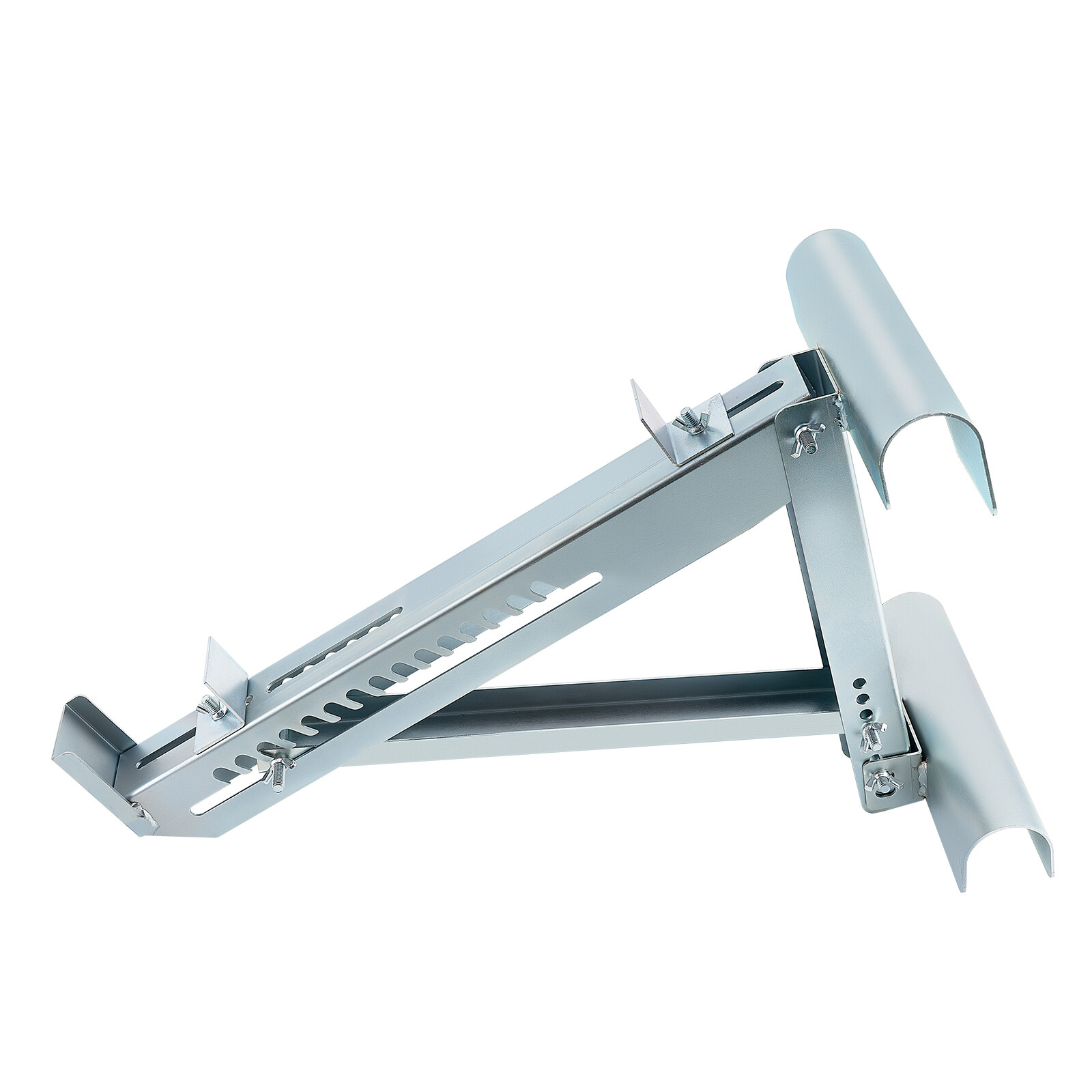 2 Pack Ladder Jack Scaffold Extension 2-Rung up to 20 inch Stable Adjustable