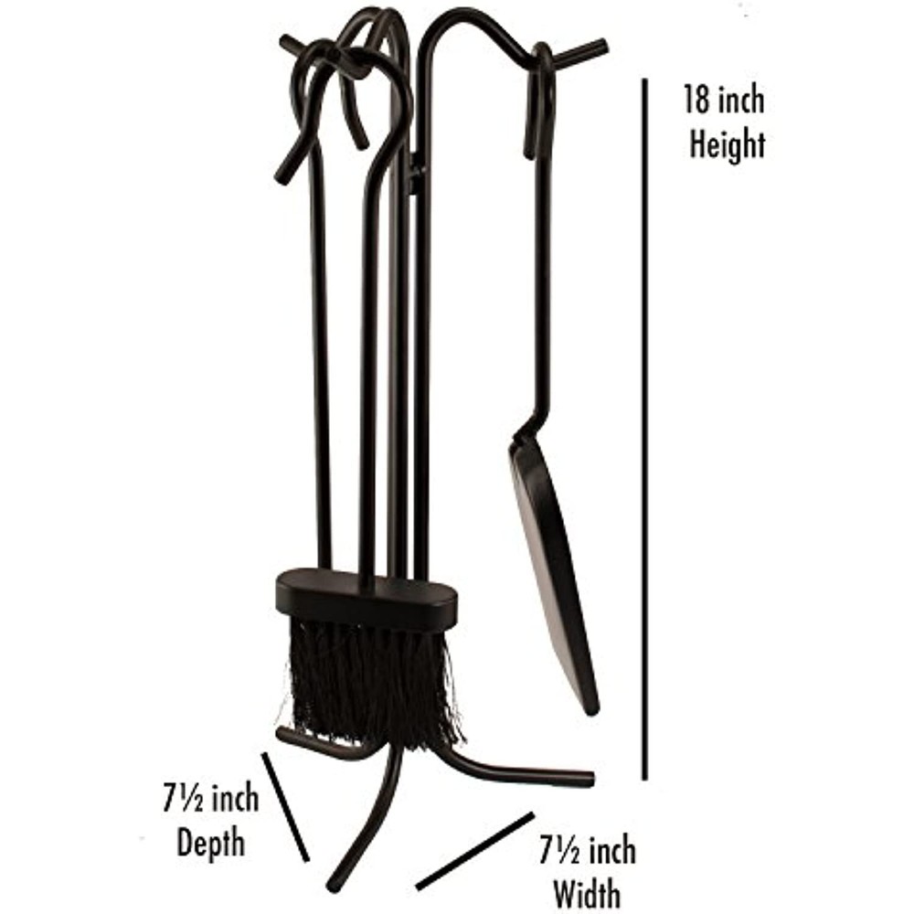 Panacea 15041 4-Piece Fireplace Tool Set