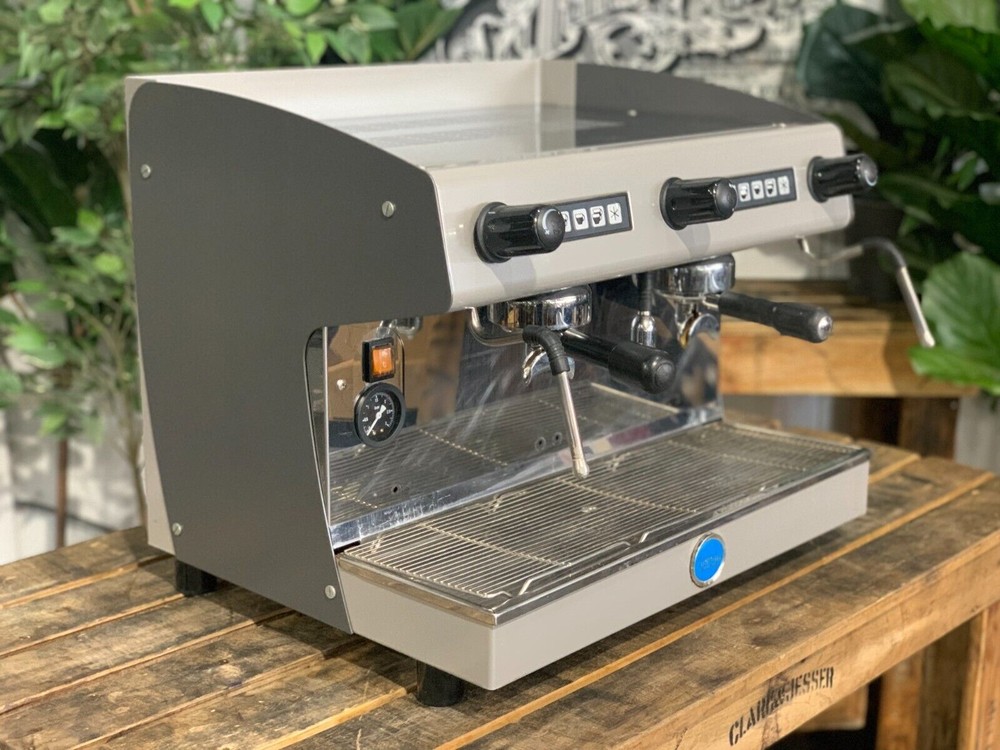 CARIMALI PRATICA E2 2 GROUP HIGH CUP GREY ESPRESSO COFFEE MACHINE