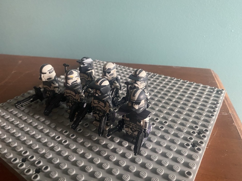 CUSTOM Star Wars Wolf Pack CAPTAIN Clone Trooper Buildable