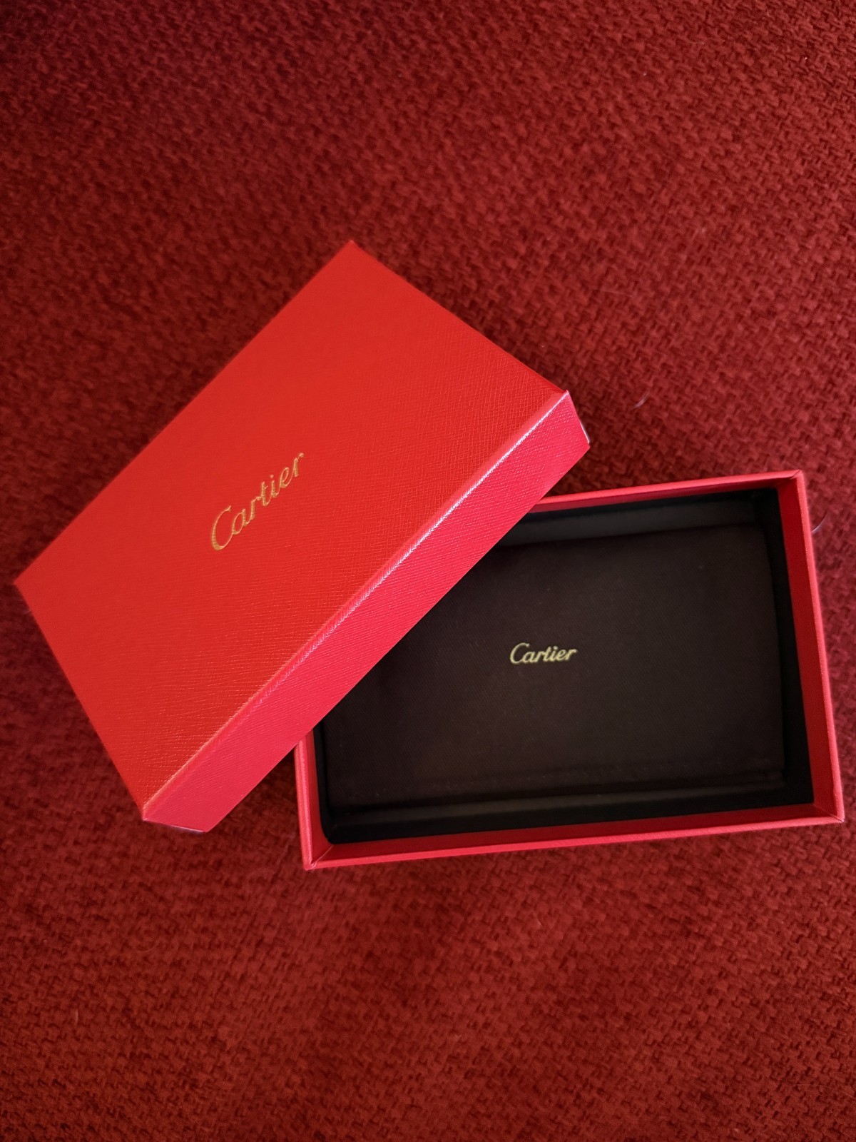 Cartier Cardholder Wallet Black Leather | NEW |Collectible Promotional AD Gift