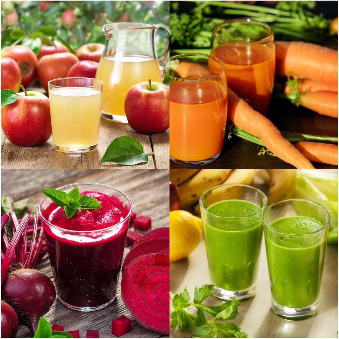 Extractor De Jugos Para Frutas Y Vegetales Acero Inoxidable Exprimidor De jugo