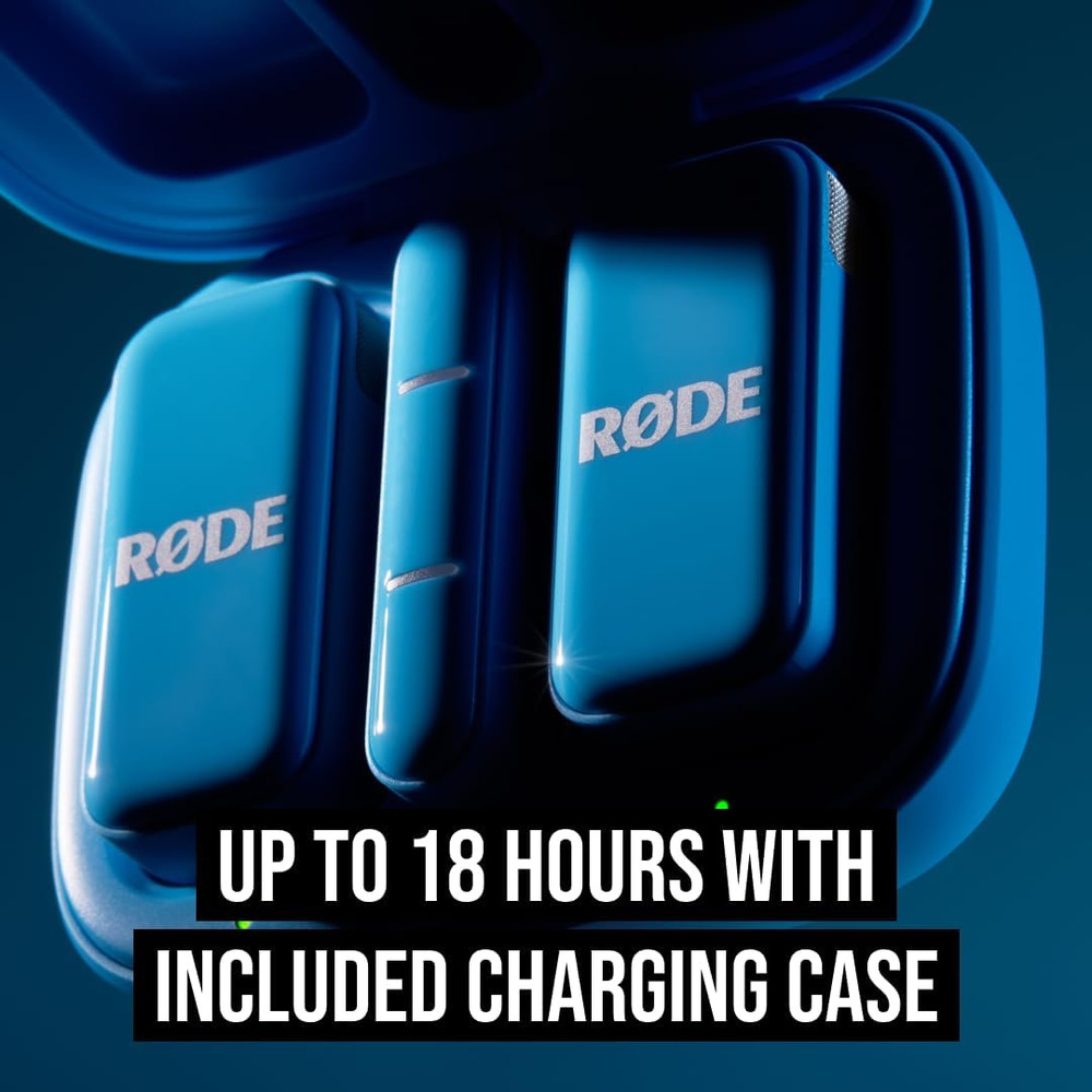 Wireless Micro - Compact Wireless Microphone, Two Mics with Charge Case for Smar