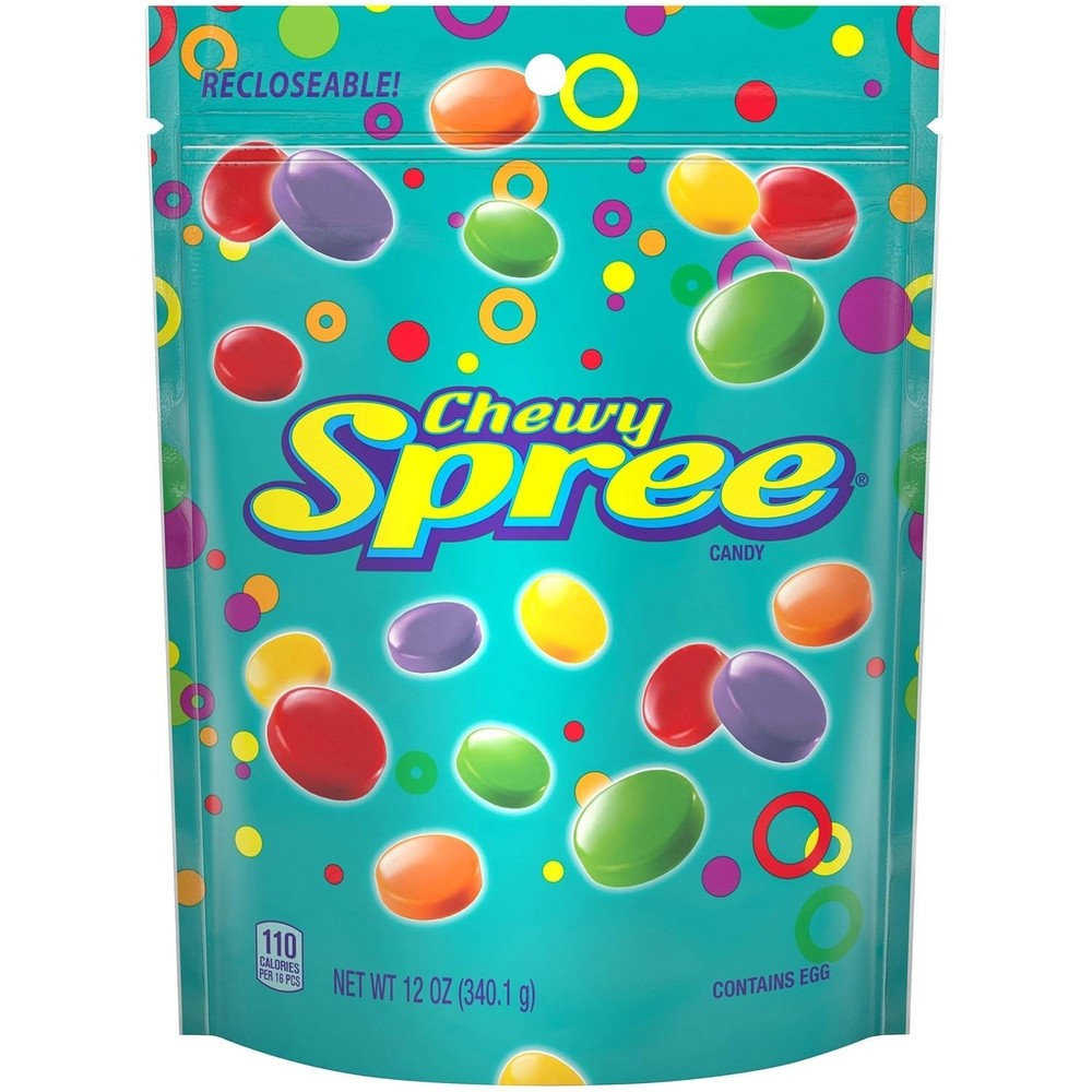 SPREE Wonka Chewy Candy 12oz Bag