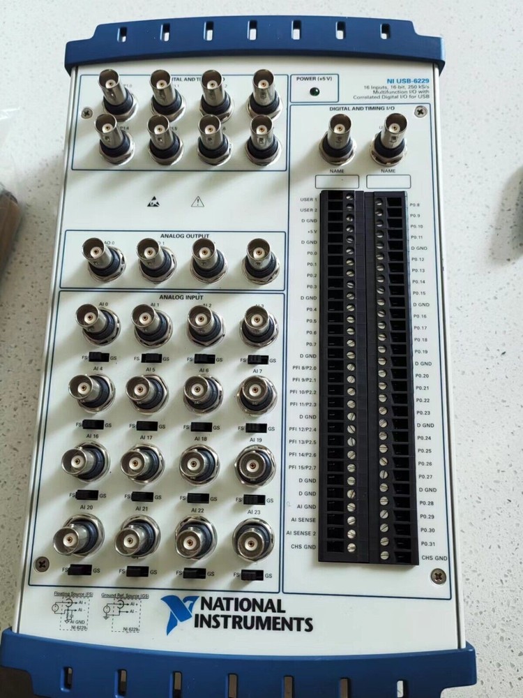 NI USB-6229 16-Bit Multifunction DAQ (BNC)