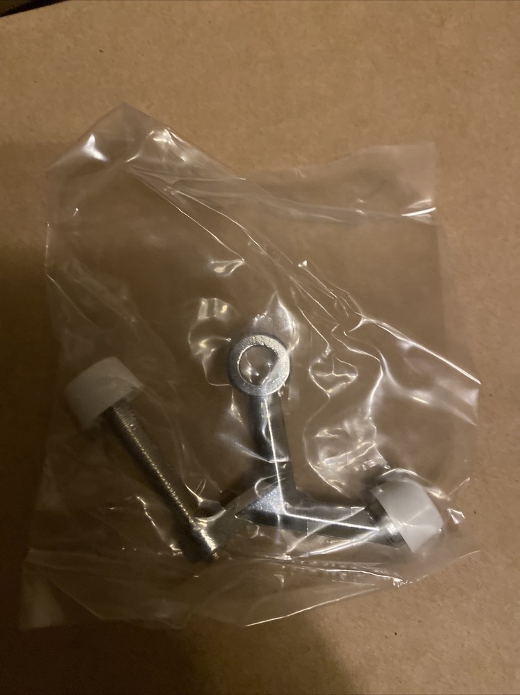 Hinge Doorstop Adjustable 30 Degree Chrome