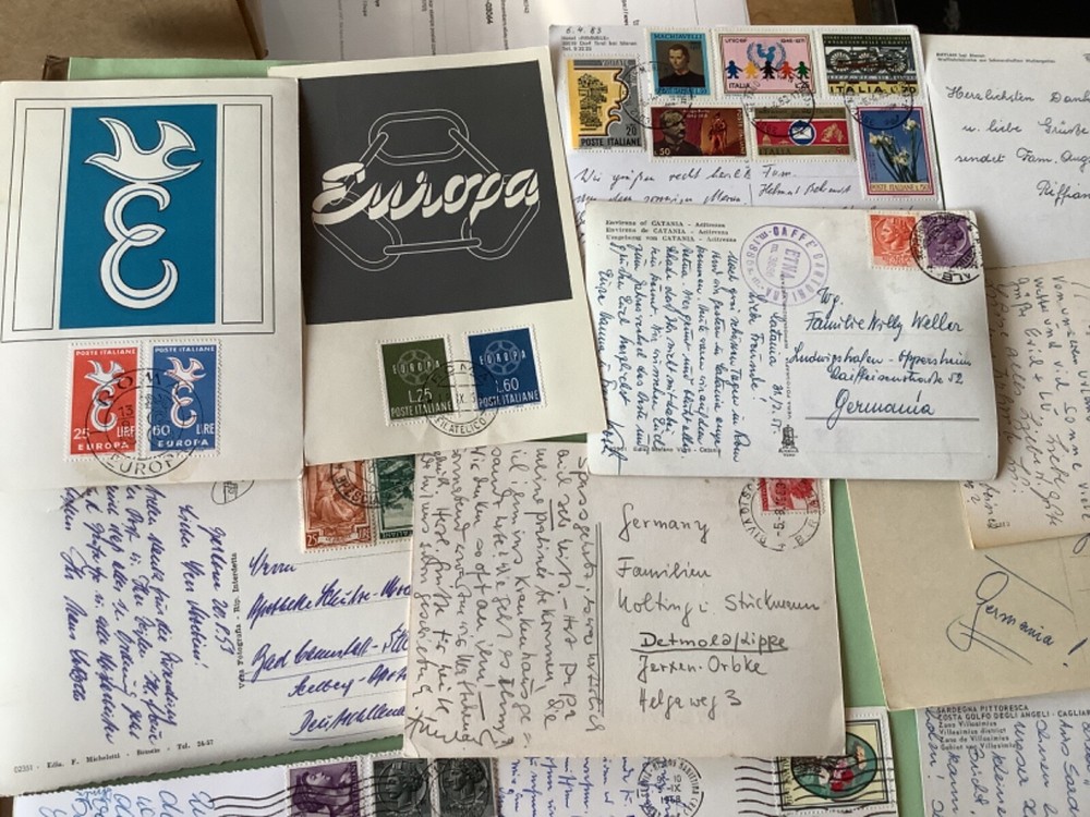 Italy collection postal postcards 20 items Ref A2038