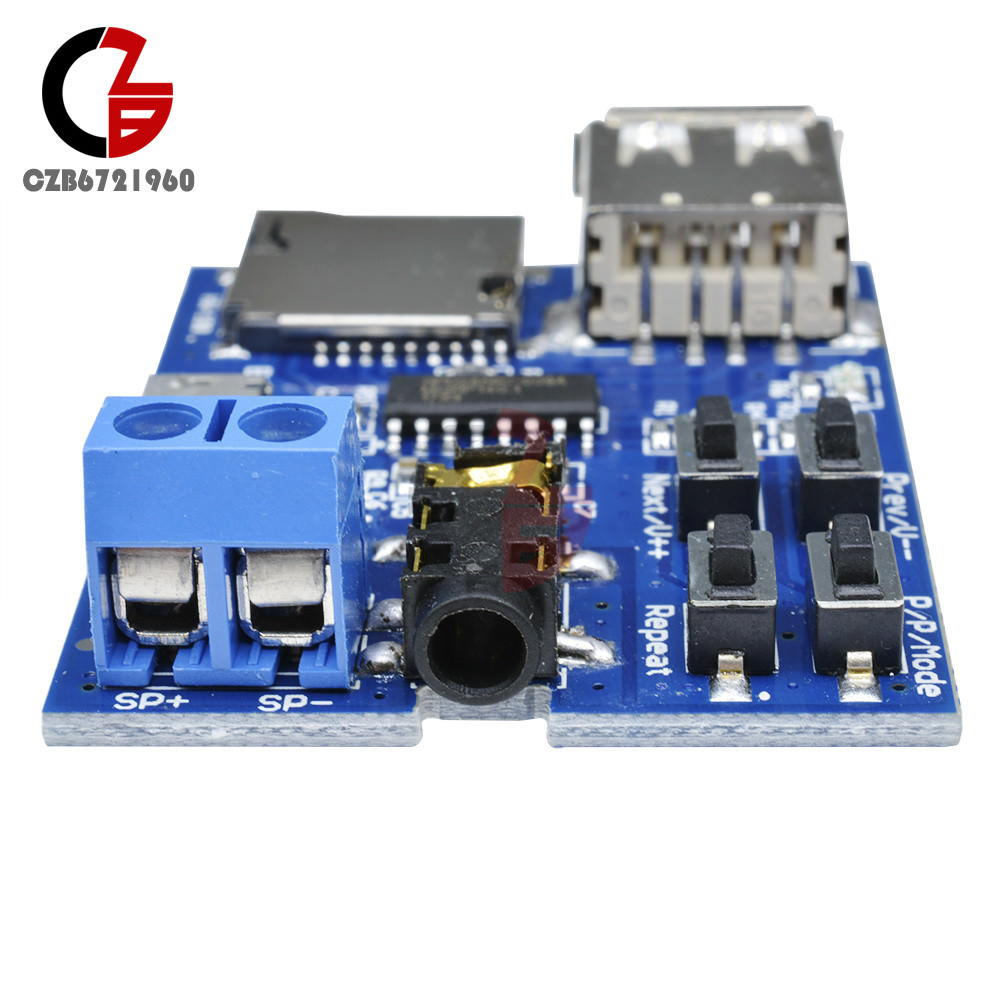 MP3 Format TF Card U Disk Decoder Amplifier Board Module Decoding Audio Player