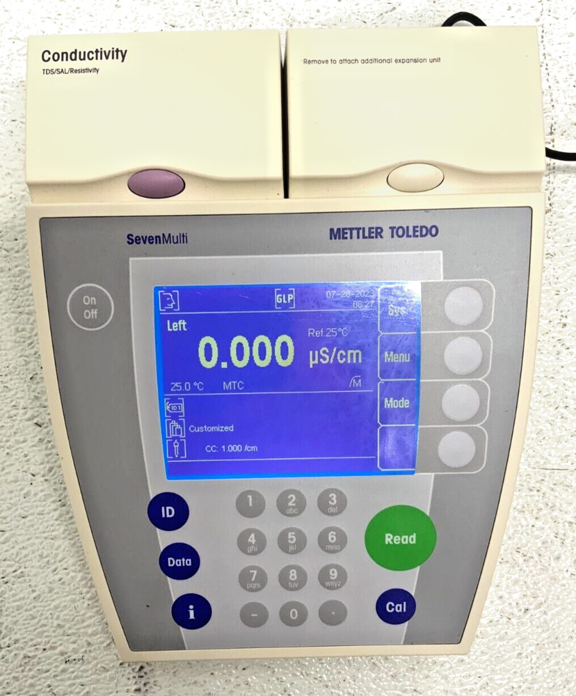 Mettler Toledo SevenMulti PH/Conductivity Laboratory Dual Function Meter 216D