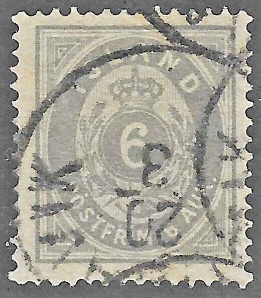 Iceland (1876) - Scott # 10, Used