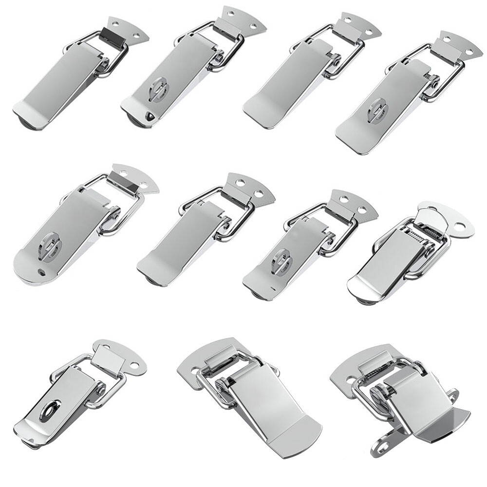 Toggle Case Catch Boxes Chest Trunk ToolBox Suitcase Clasp Latch Lock 304SS/Iron