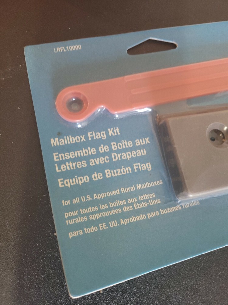 PostMaster Mailbox Replacement Flag Kit Rust Proof Plastic Red - Gibraltar