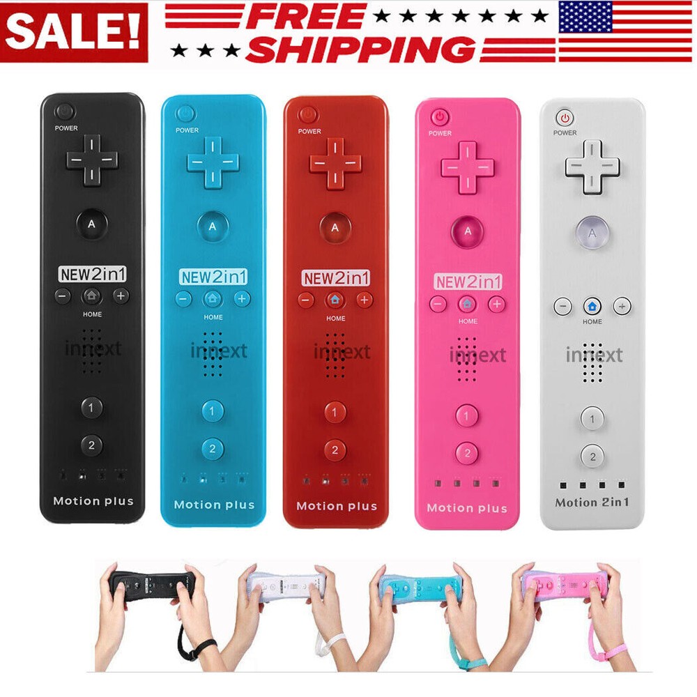 Wii Motion Plus Remote Controller Nunchuck Nintendo Wii &Wii U Silicone Strap-US