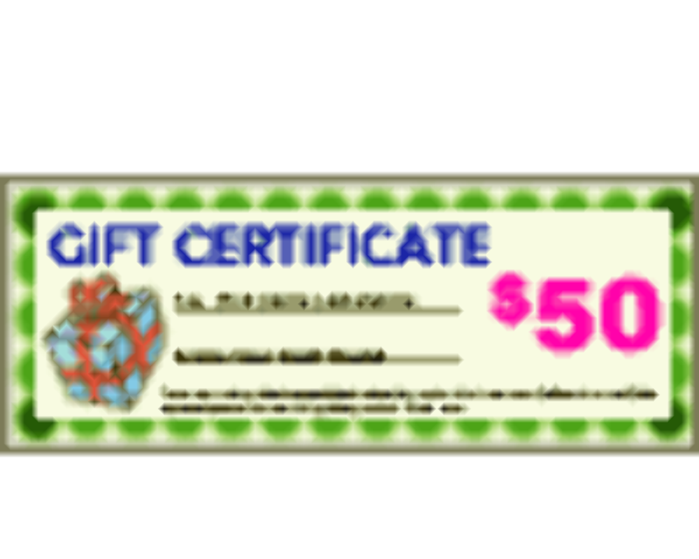 Gift Certificate $50
