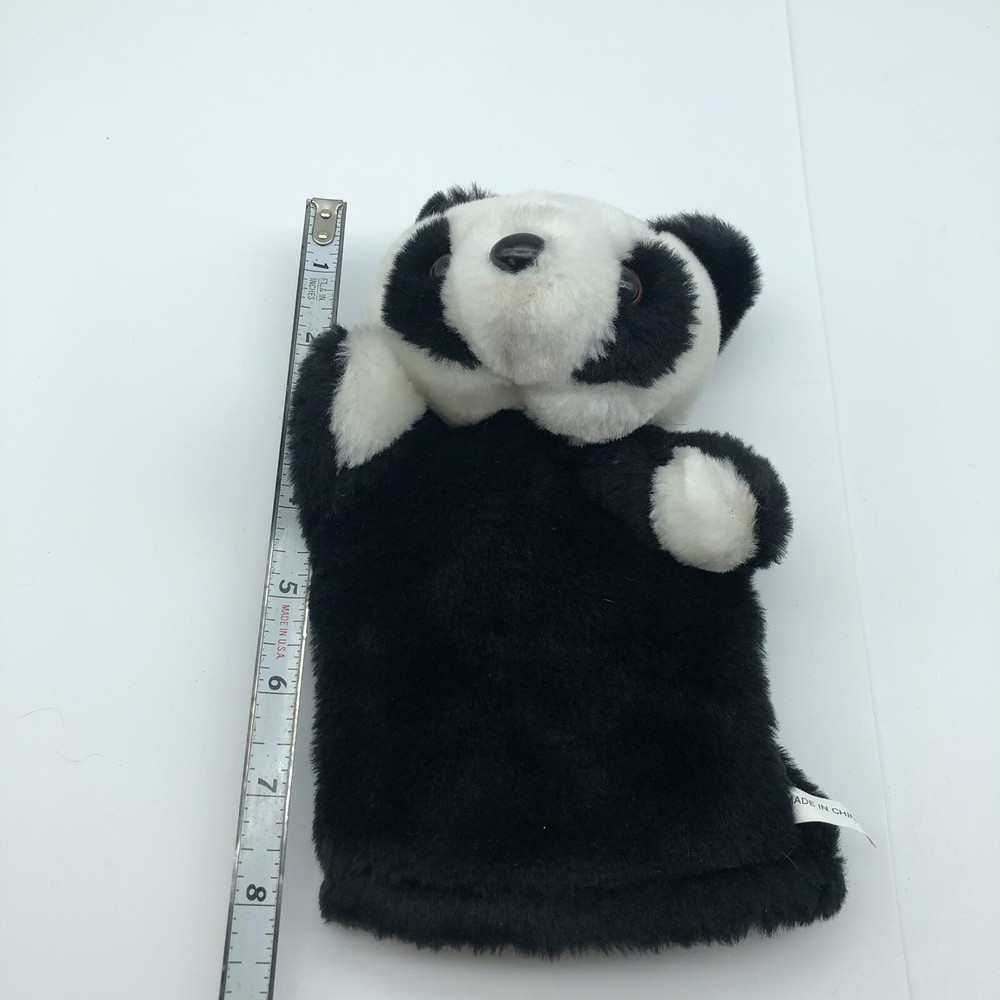 Vintage Hand puppet Panda Bear