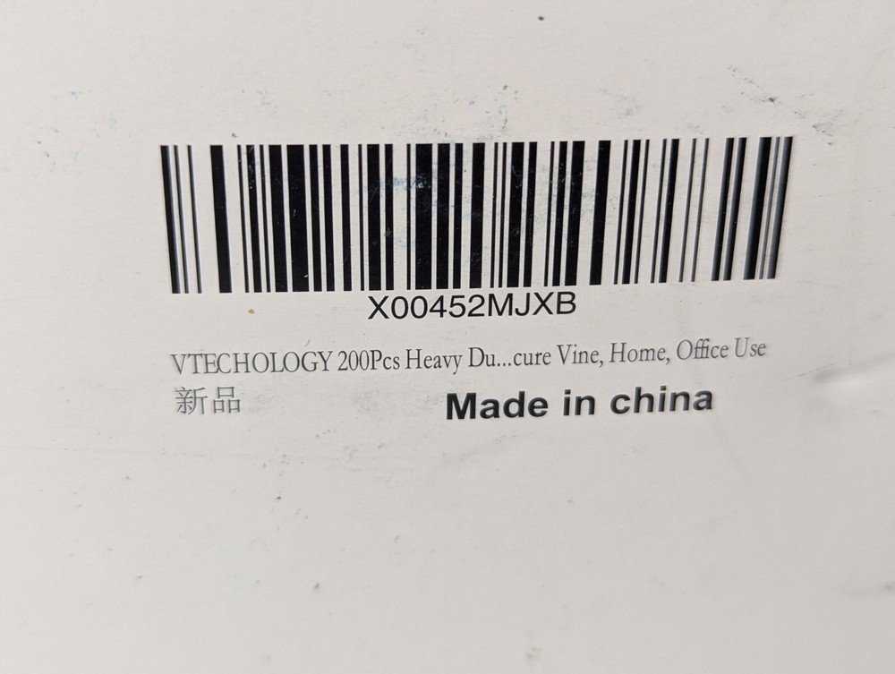 VTechology 200PCS Zip Ties - 10 Inch Self Locking Cable Ties