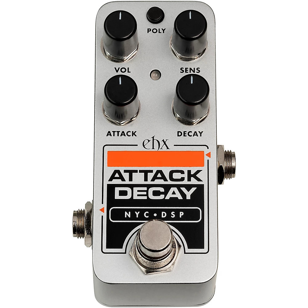 Electro-Harmonix Pico Attached Decay Reverse Tape Simulator Effects Pedal Silver