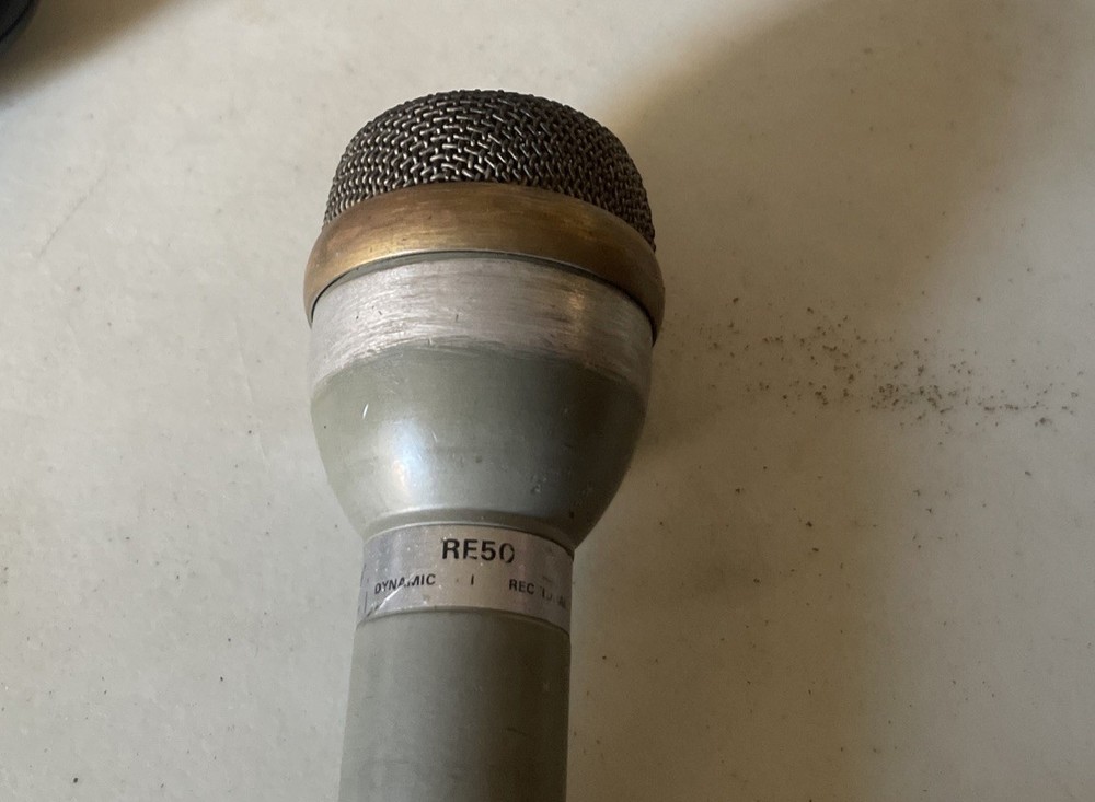 Vintage 1992 Electro Voice RE-50 dynamic microphone