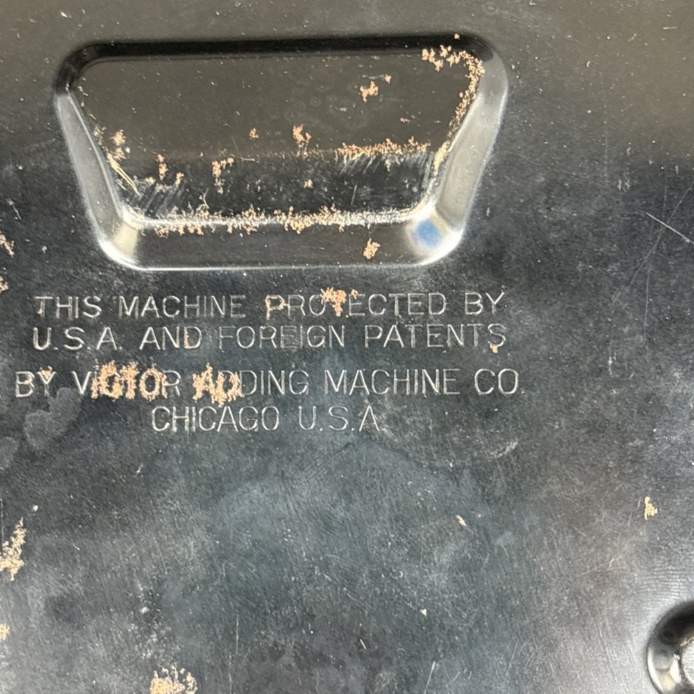 Vtg Victor Champion Mechanical Adding Machine No Case 8 Columns & 72 Key Working