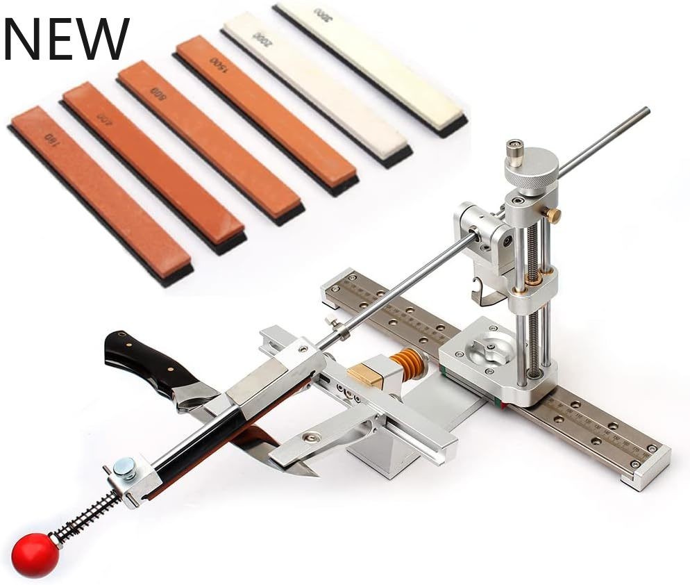 Professional Knife Sharpener,072SV,360° Flipping Angle Adjustable Design,Silver