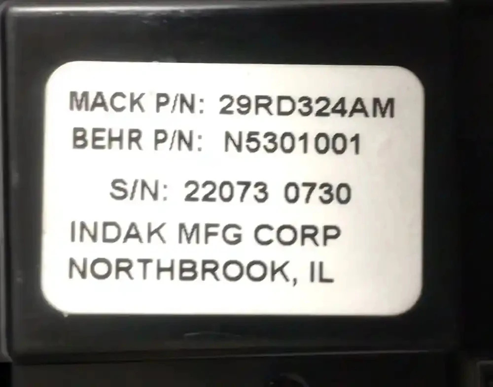 Used 2013 Mack CXU613 Climate Control Module / HVAC Control Panel OEM 29RD324AM