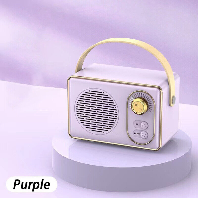 Wireless Bluetooth Speaker Classical Retro Stereo Speaker AUX USB TF Play