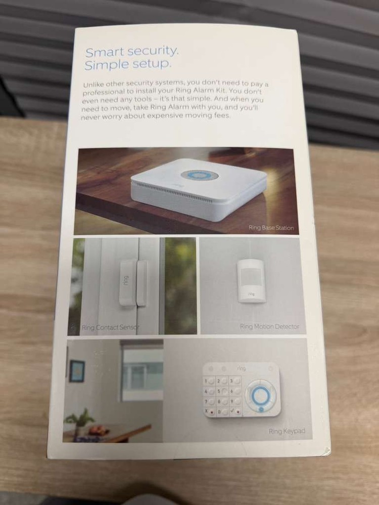 Ring Alarm Wireless Security Kit Home System 10 Piece. OPEN BOX