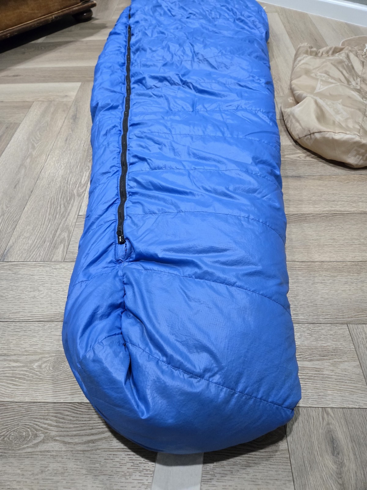 vintage Holubar Mountaineering goose down sleeping bag Mummy Bag Blue 0°