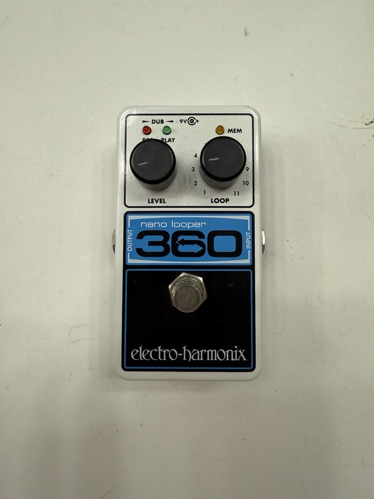 Electro Harmonix 360 Nano Looper Phrase Recorder Sampler Guitar Effect Pedal