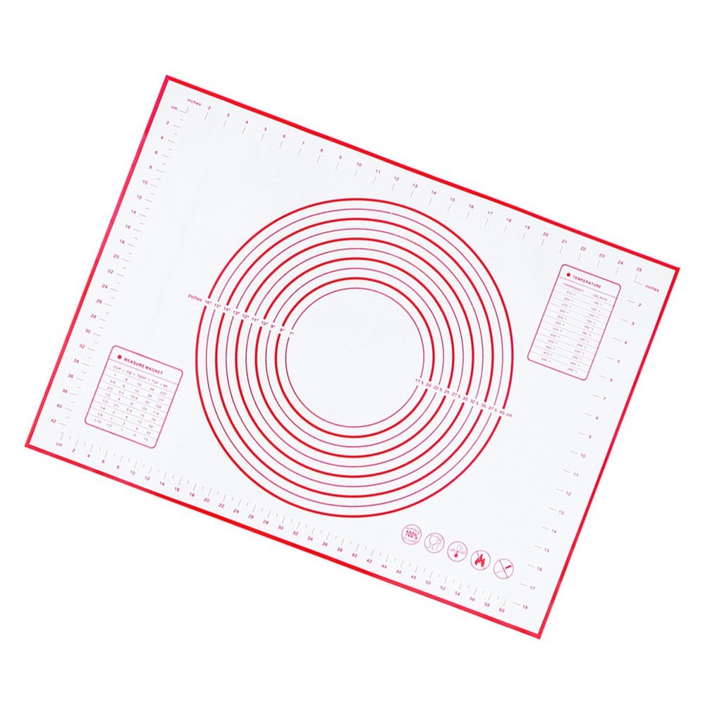 Silicone Dough Rolling Mat Baking Mat Kitchen Tools for Cookie Pizza Pastry
