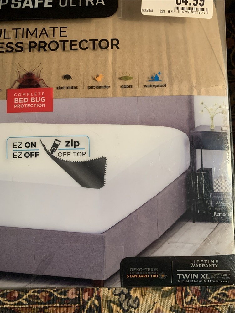 Sleep Safe Ultimate Anti-Bed Bug Box Spring Protector Twin XL
