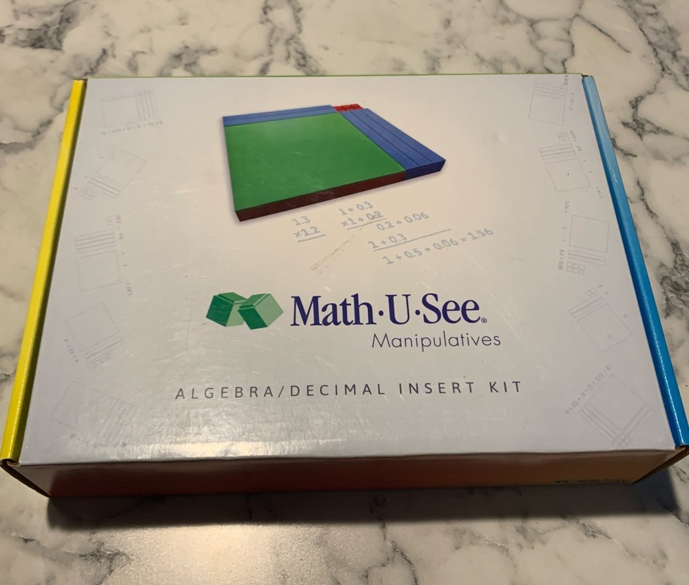 Math-U-See Manipulatives - Algebra / Decimal Insert Kit - Demme Learning