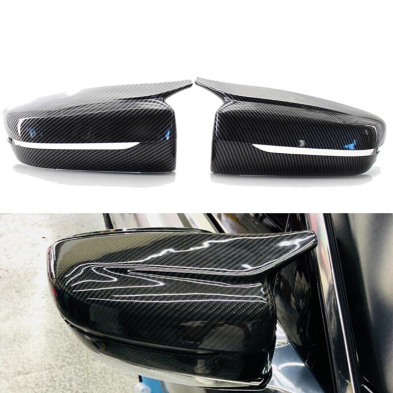 CARBON FIBER FOR BMW G30 G20 G11 G12 M STYLE SIDE MIRROR COVER CAP Clip-ON 17-22