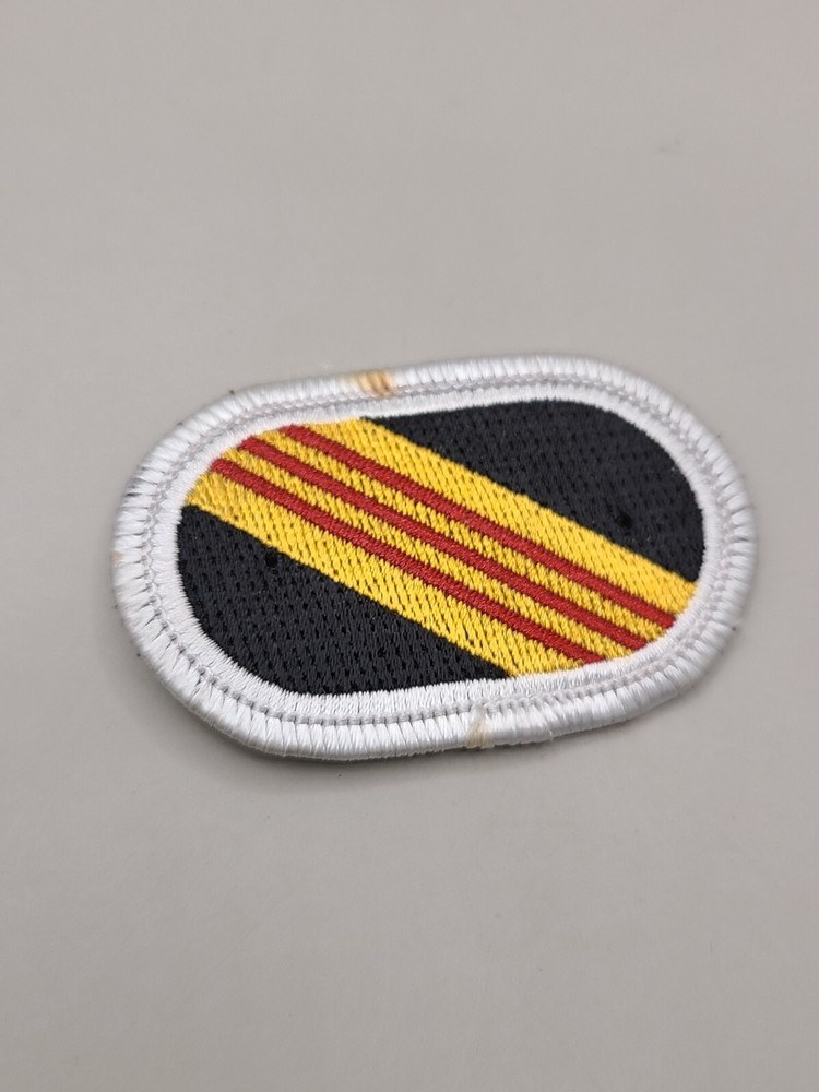 Parachutist U.S. Army 5th Special Forces Group Oval Patch & Pin