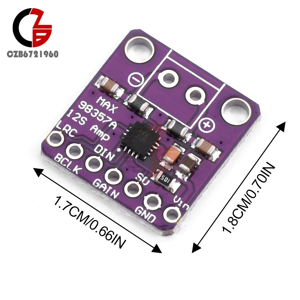 1-5PCS Max98357 Amplifier Module Filterless Audio Board For Raspberry Pi ESP32