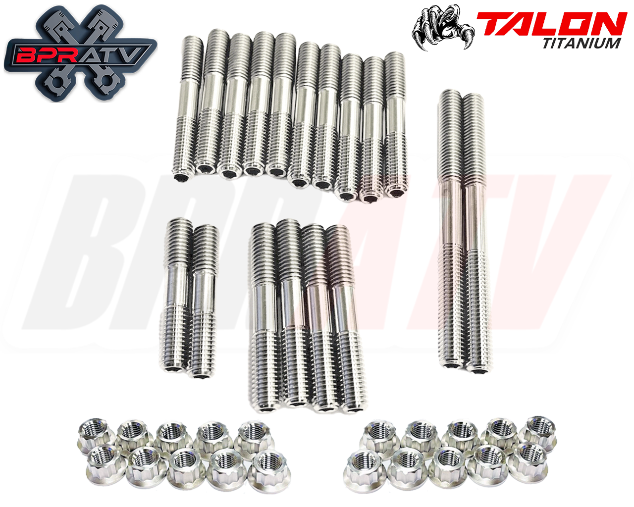 Banshee Crankcase Studs Bolt Kit Titanium Reusable Cylinder Case Head Stud Kit