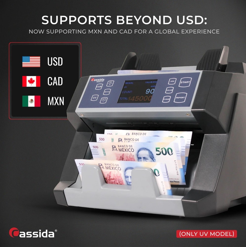 Cassida 6600 UV Bill Counter