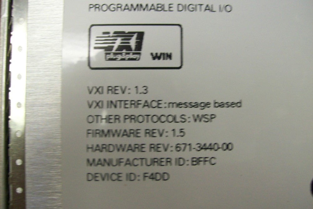 USED WORKING PULL GOOD CONDITION Tektronix VX4802 80 Channel Digital IO Module