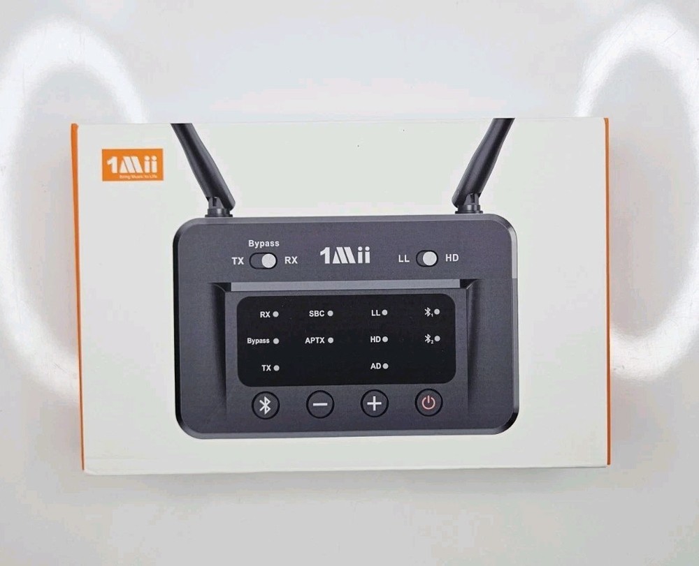 1Mii B03 Pro Bluetooth 5.3 Transmitter Receiver for TV Home Stereo BT Headphones