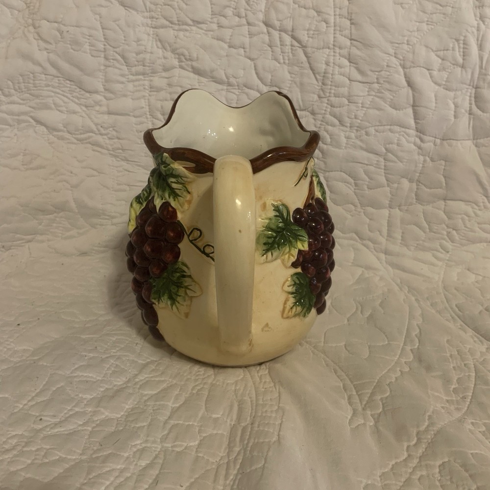 Arc Hand Painted Collection - Grapevine Design - Pitcher - Pre-Owned