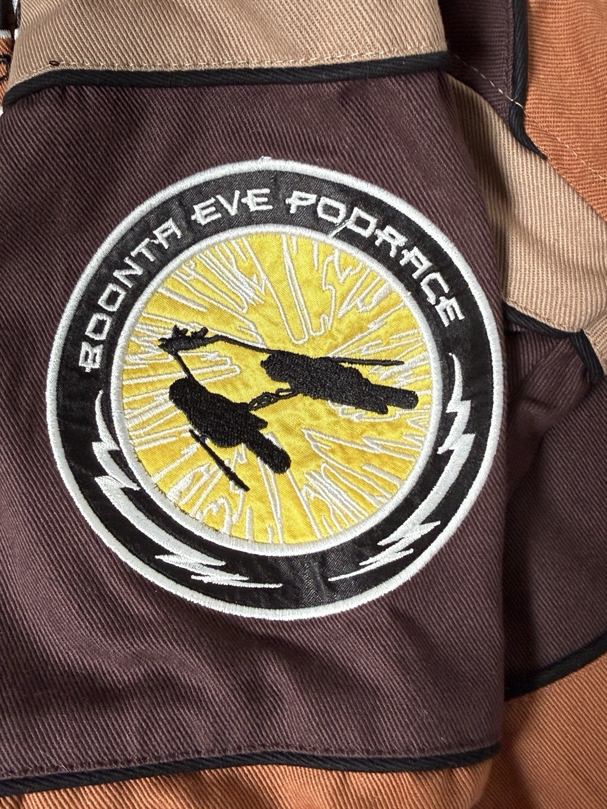 Star Wars Anakin Skywalker Podracing Jacket BoxLunch Exclusive Brown Size Medium